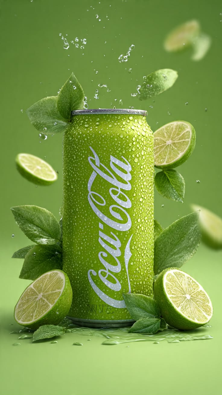 Lime flavored coca cola